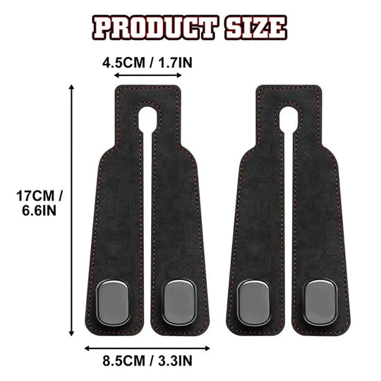2 in 1 car seat hooks 2 in 1 Brown