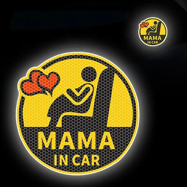 baby on board stickers for car​  15cm-Mama