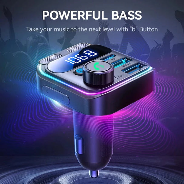 Best Bluetooth speaker adapter for car Black / CHINA