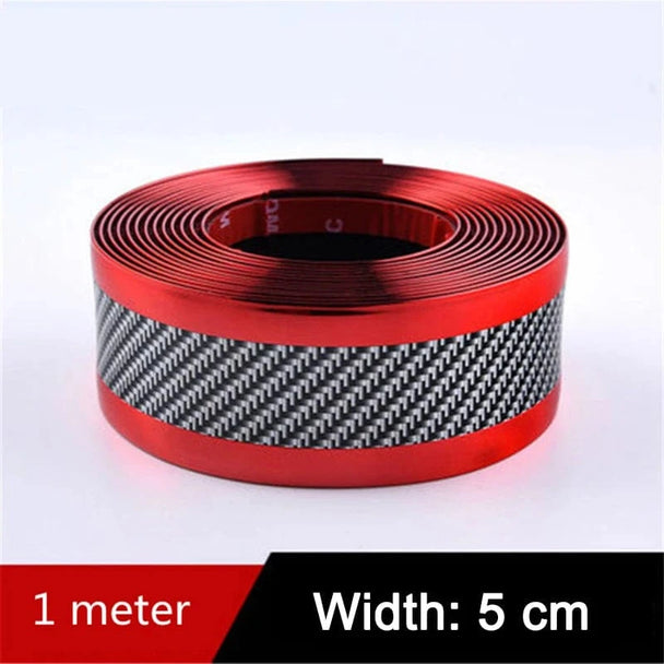 Best car door sill protector  RED -5cm
