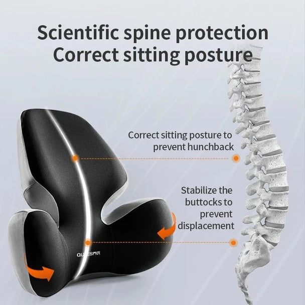 best car for lumbar support​  Black Waist