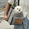 car back seat dog bed  grey Large