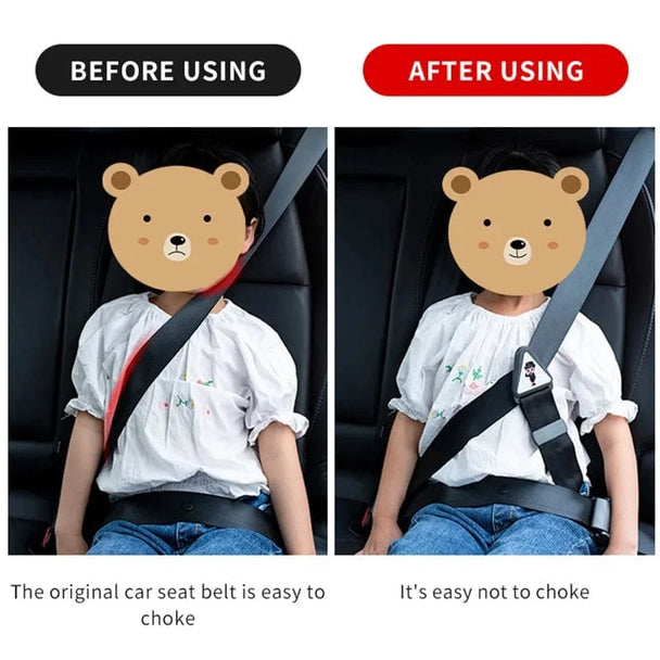 car child safety seat belt green