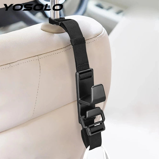 Car seat hook extension