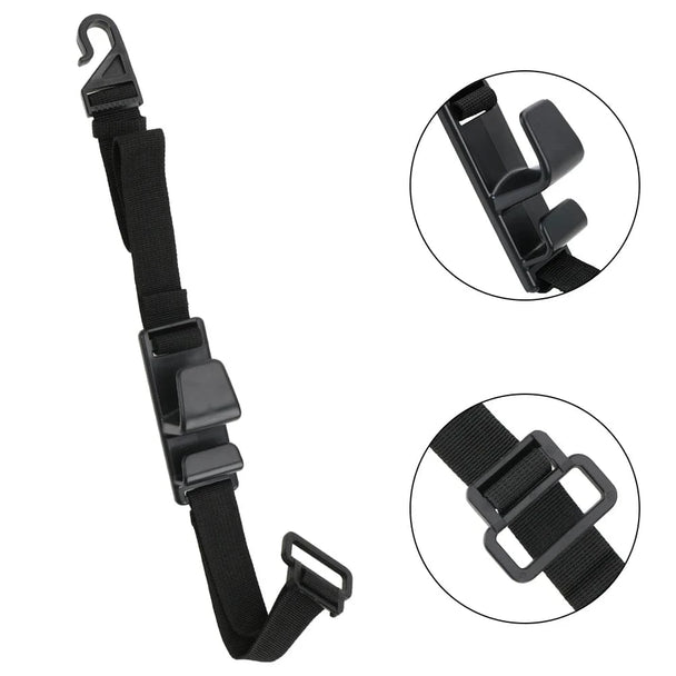 Car seat hook extension
