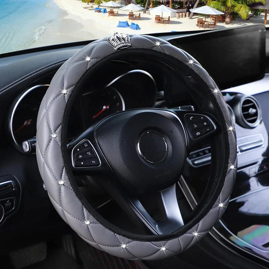 Car steering wheel covers Gray