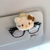 Car visor clip for sunglass  pink red
