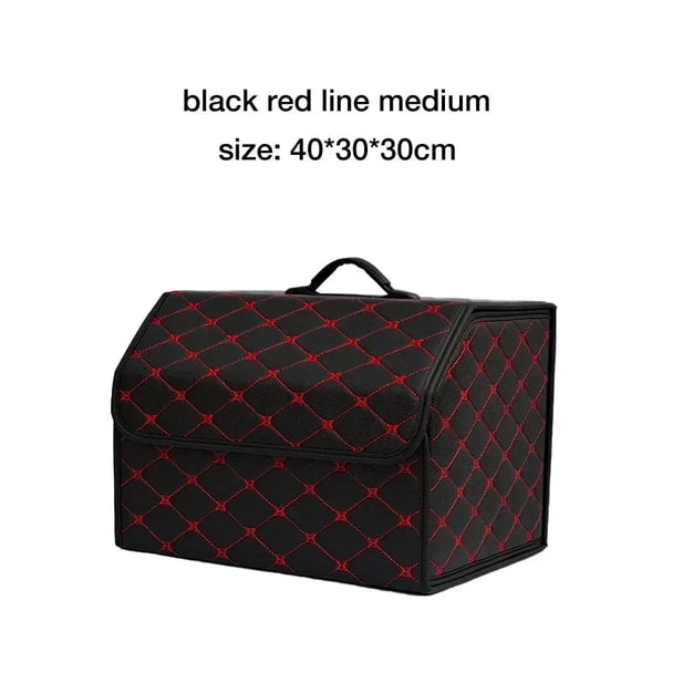 Custom car trunk organiser Red M