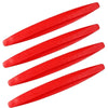 front bumper protector for cars 4pc-red