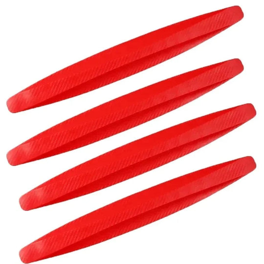 front bumper protector for cars 4pc-red