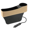 Multifunction car seat organizer   Beige left