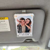 Personalized car visor clips  leather style