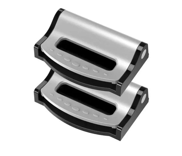 seat belt locking clip silver