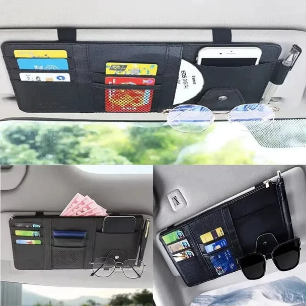 sun visor car organizer 1PC GREY