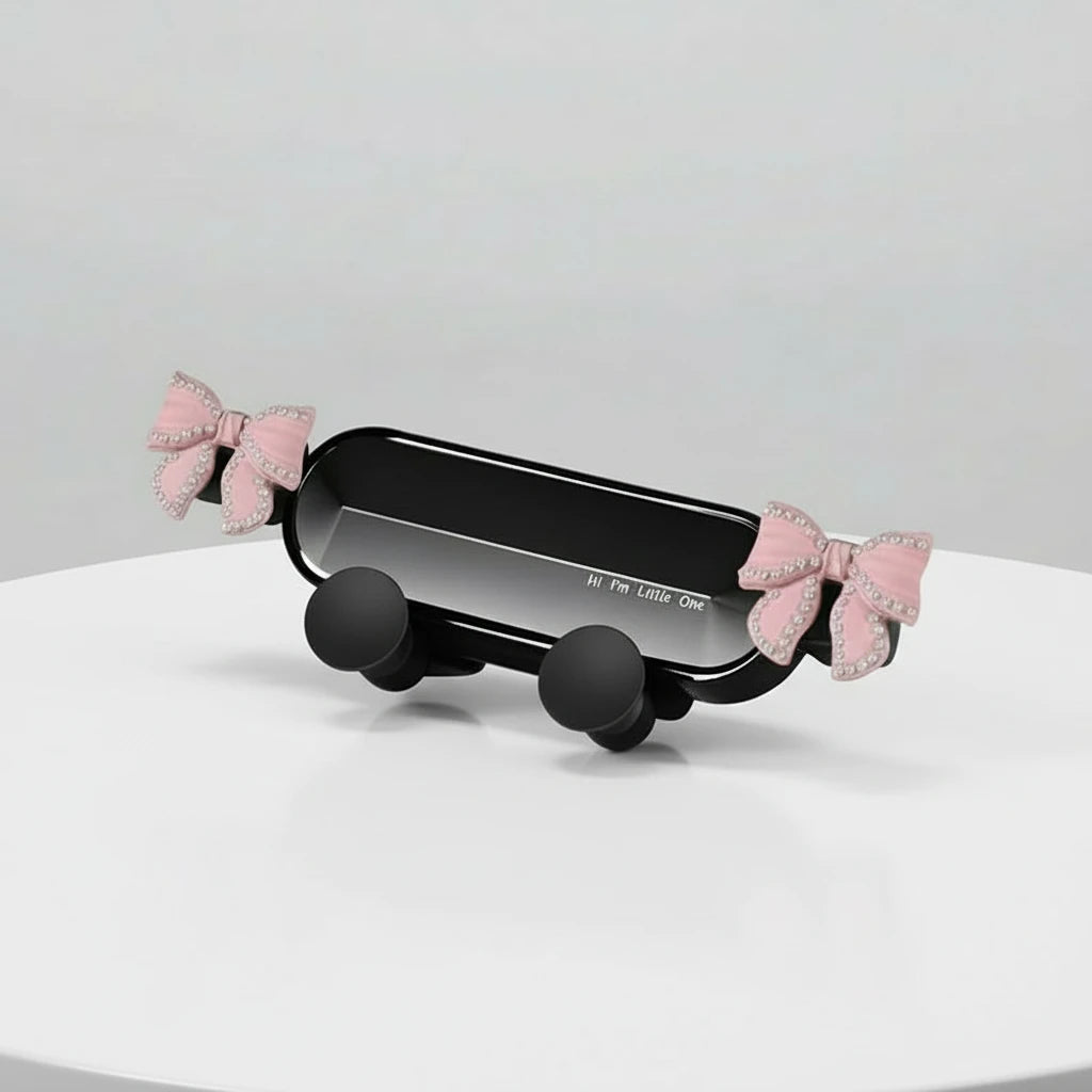360 car dashboard phone holder​  pearl pink
