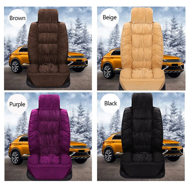 Plush Car Seat Cover