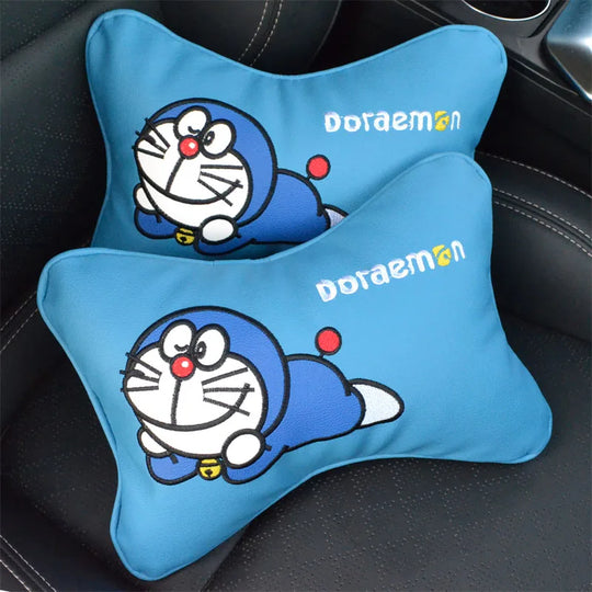 Cartoon Blue Cat Collection Car Accessories