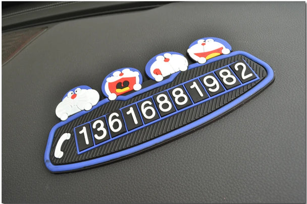 Cartoon Blue Cat Collection Car Accessories