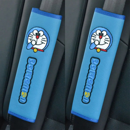 Cartoon Blue Cat Collection Car Accessories