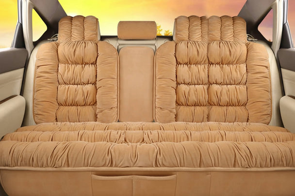 Plush Car Seat Cover