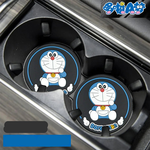 Cartoon Blue Cat Collection Car Accessories