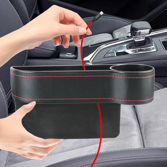 Car Seat Gap Filler with Cup Holder