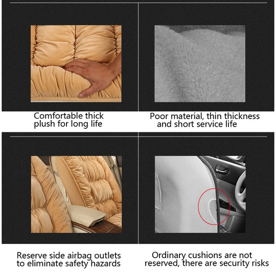 Plush Car Seat Cover