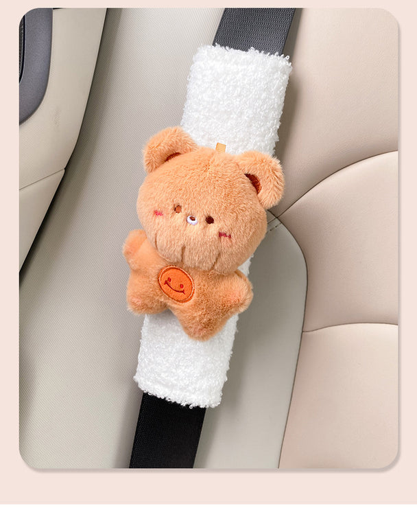 Cute Bear Car Seat Belt Pads