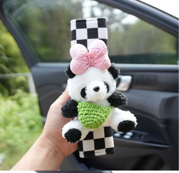Panda Car Seat Belt Cover