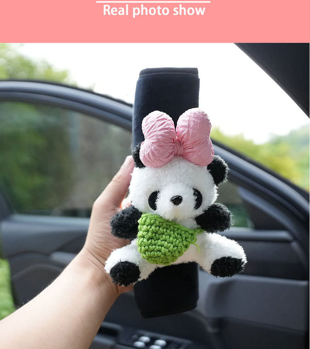 Panda Car Seat Belt Cover