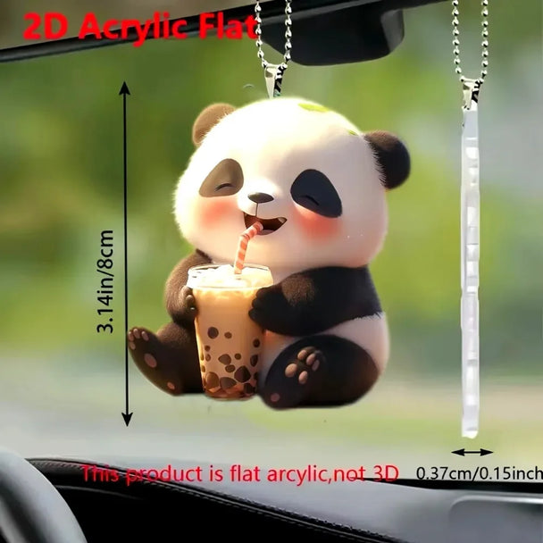 Panda Car Mirror Hanging Accessories