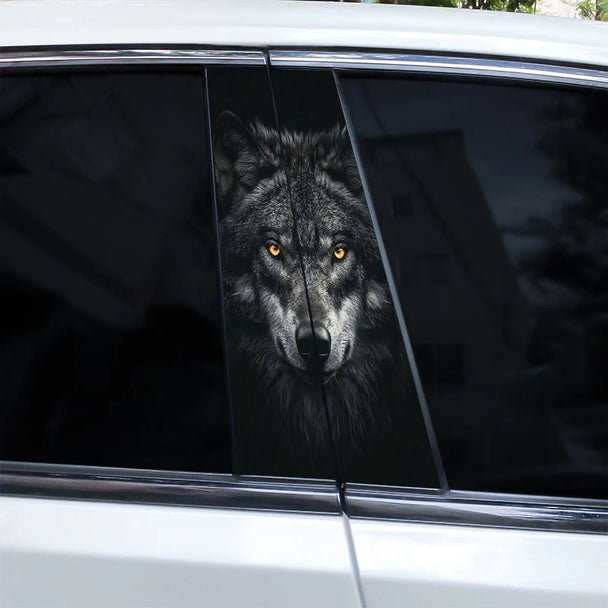 Auto Car Stickers 3D Wolf