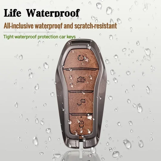 Car Key Metallic Car  | Smart Car Key Fob Case Cover