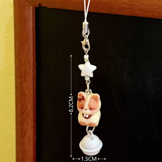 Cute Cat Keychain For Car