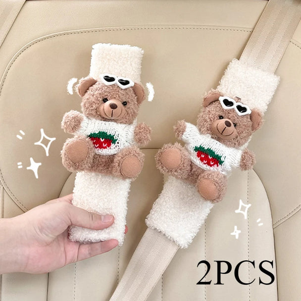 Cute Bear Car Seat Belt Shoulder Cover