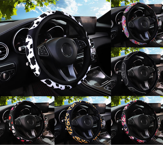 Patterned Steering Wheel Covers