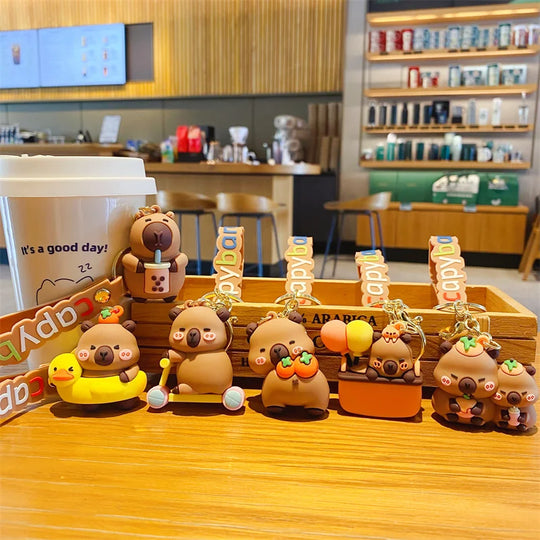 Cute Capybara Car Keychain Gifts