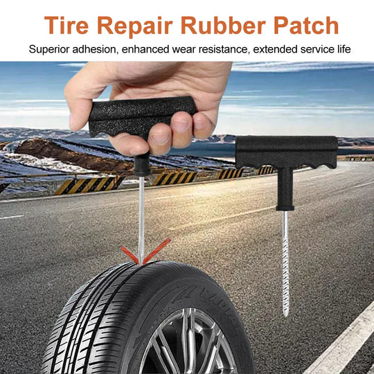 Car Emergency with Air Compressor