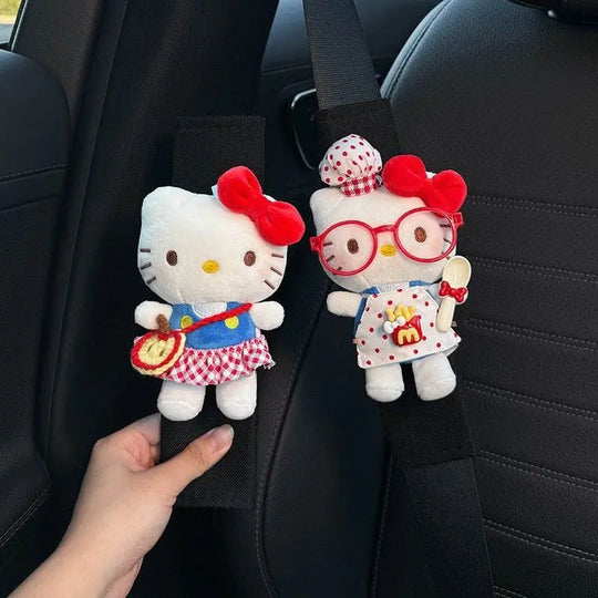 Cute Hello Kitty Seat Belt Cover Car | AutoMania