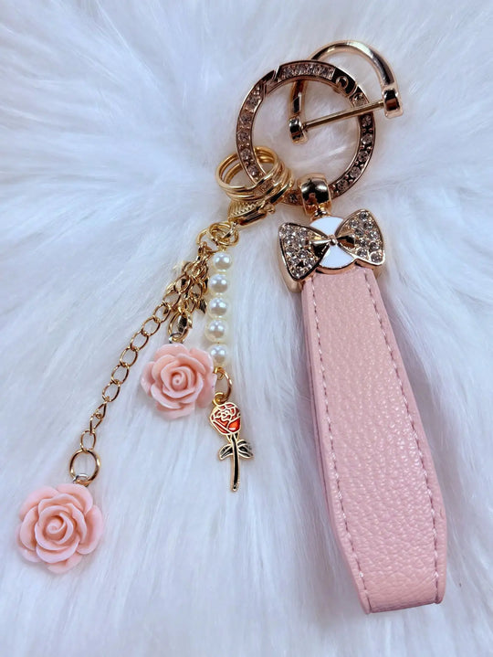Elegant Crystal Car Key Accessory