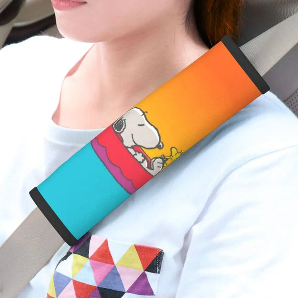 Snoopys Car Seat Belt Pads 2 PCS