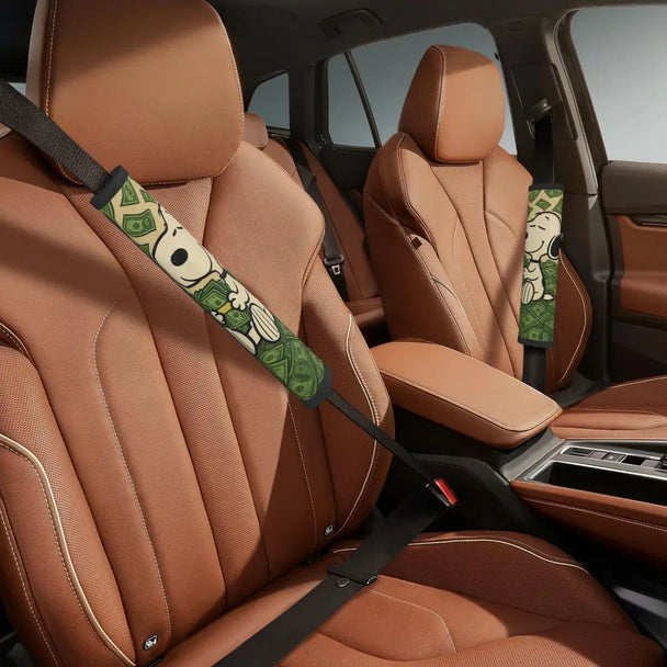 Snoopys Car Seat Belt Pads 2 PCS