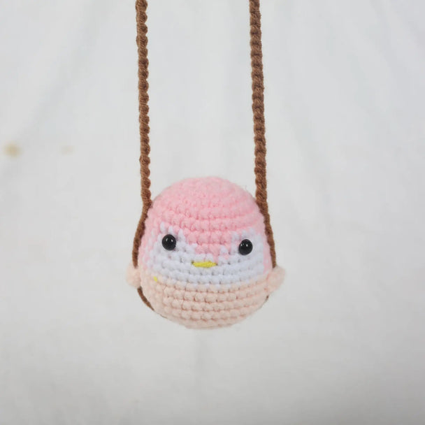 Strawberry Crochet Hanging Car Accessories