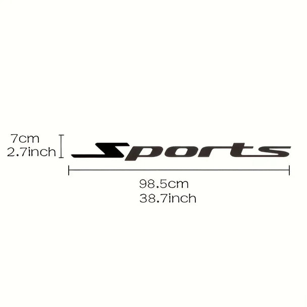 Large Reflective Stickers for Modern Vehicle