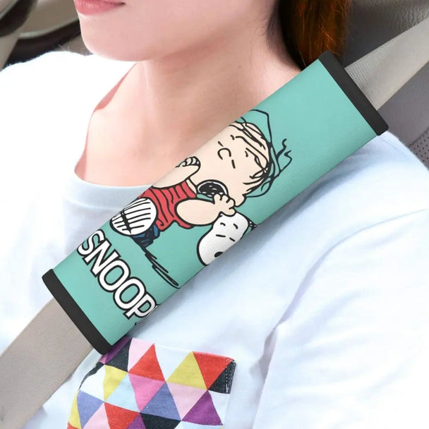 Snoopys Car Seat Belt Pads 2 PCS
