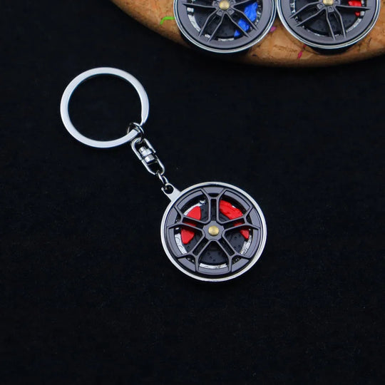 Creative Metal Wheel Keychain For Men