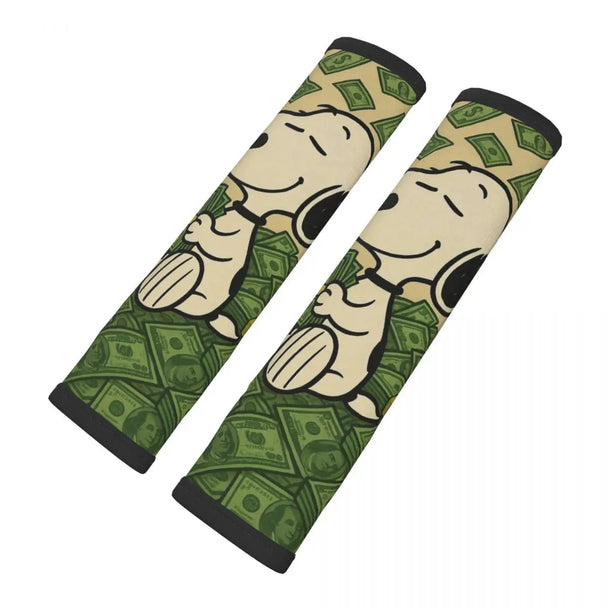 Snoopys Car Seat Belt Pads 2 PCS