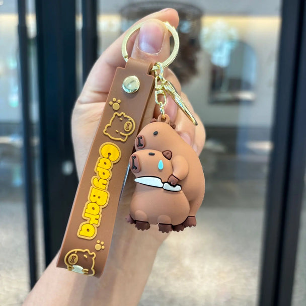 Cute Capybara Car Keychain Gifts