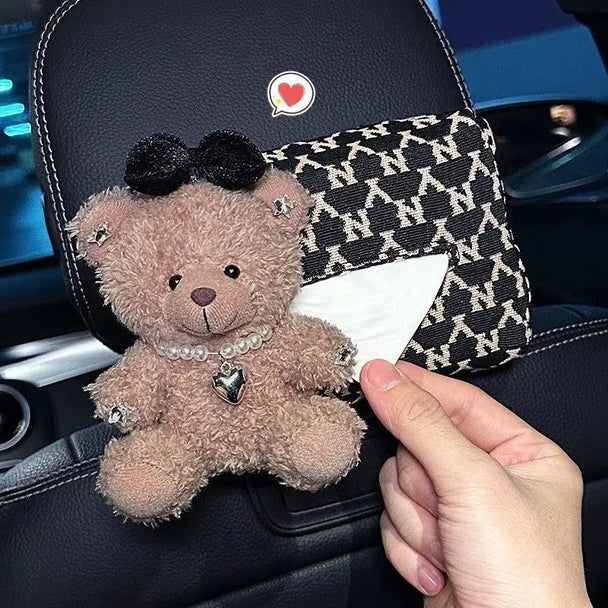 Bear Plush Seat Belt Shoulder Cover