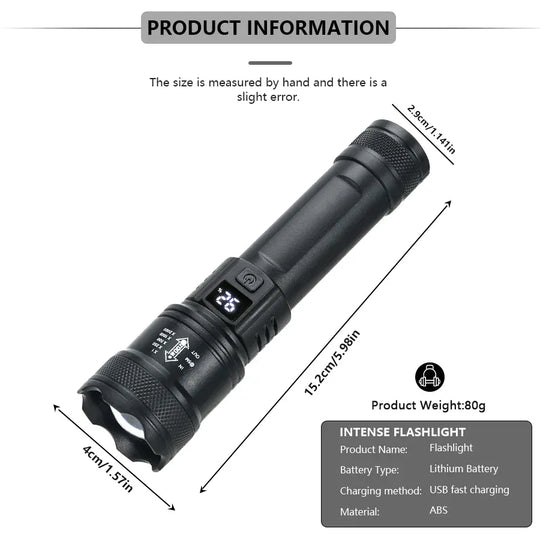 Best Flashlight for Emergency Kit – Professional Tactical LED Torch